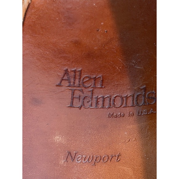 Allen Edmonds Newport Tan Suede Tassel Kiltie Loafers Mens 9.5 D Shoes Moc Toe main image 13